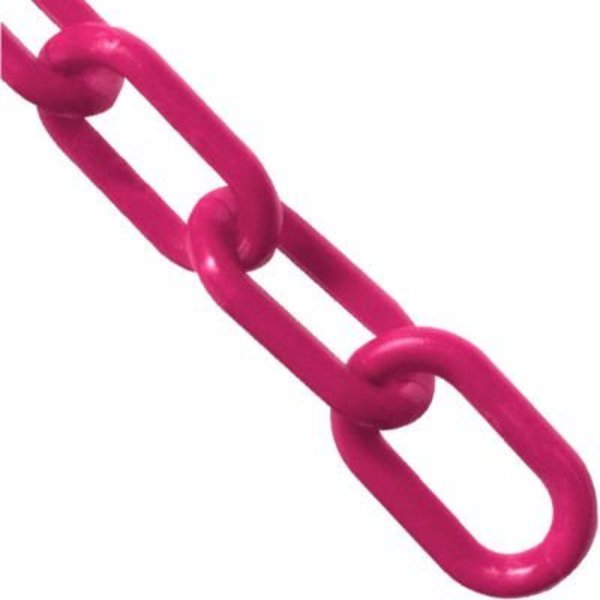 Gec Mr. Chain Plastic Chain, 3/4in Link, 25'L, HDPE, Magenta 00018-25